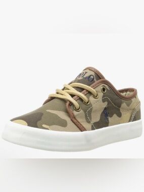 Polo by Ralph Lauren big Kids Camo Canvas Sneaker 6Y euro 39